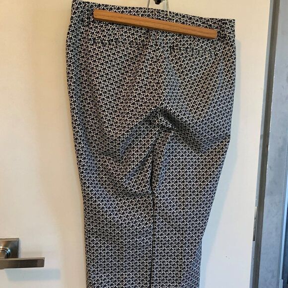 Jacob pull on stretch pant, straight leg, sz 6, EUC, cotton, blk white - Picture 8 of 16